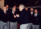 29 marzo 2003 - Madonna dell&#39;orto: particolare di Lucio durante la direzione